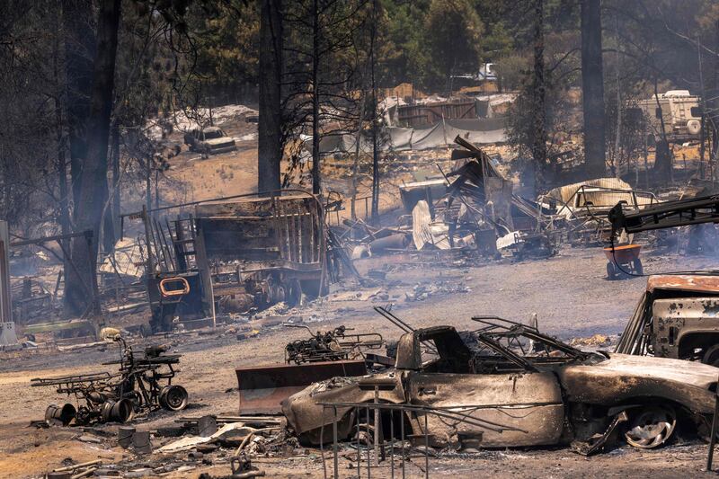 More than two decades of drought and rising temperatures have made California more vulnerable to bushfires. AFP