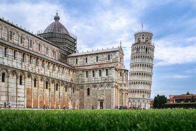 Leaning Tower of Pisa and Cattedrale di Pisa, Tuscany, Italy. Getty Images