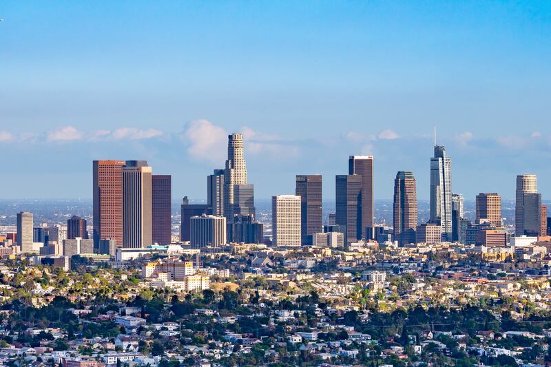 Los Angeles scores high in education and security, according to the Henley & Partners index. Photo: Getty Images