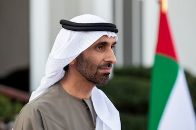Sheikh Saeed bin Zayed attends a Sea Palace majlis in 2013. Ryan Carter / Presidential Court