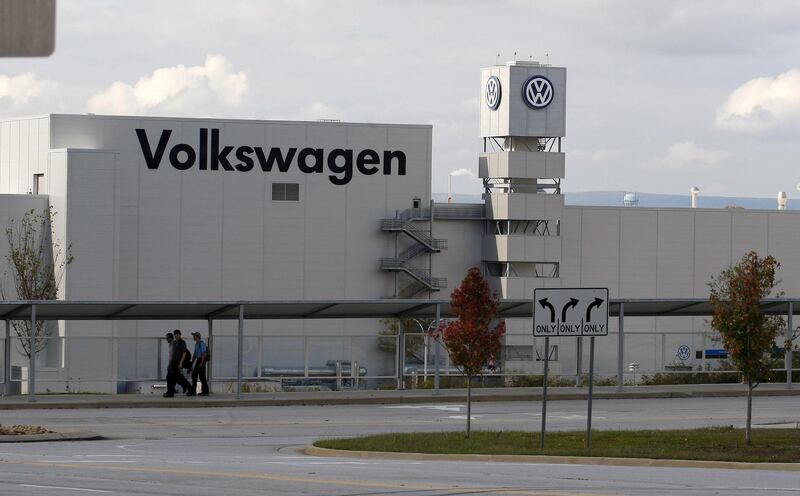 FILE PHOTO: The Volkswagen Chattanooga Assembly Plant in Chattanooga, Tennessee, U.S., November 4, 2015.   REUTERS/Tami Chappell/File Photo