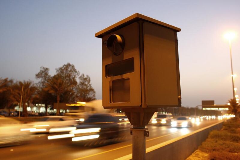 By the end of the year, new radar cameras will reflect changing speed limits according to road conditions. Ryan Carter / The National