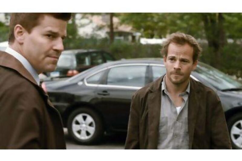 David Boreanaz and Stephen Dorff in Officer Down. Courtesy Jeff Most Productions