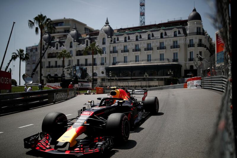 Motoracing - Formula One F1 - Monaco Grand Prix - Circuit de Monaco, Monte Carlo, Monaco - May 26, 2018   Red Bull’s Daniel Ricciardo in action during practice   REUTERS/Benoit Tessier