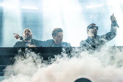 Sebastian Ingrosso (right) is part of EDM juggernauts Swedish House Mafia. AP