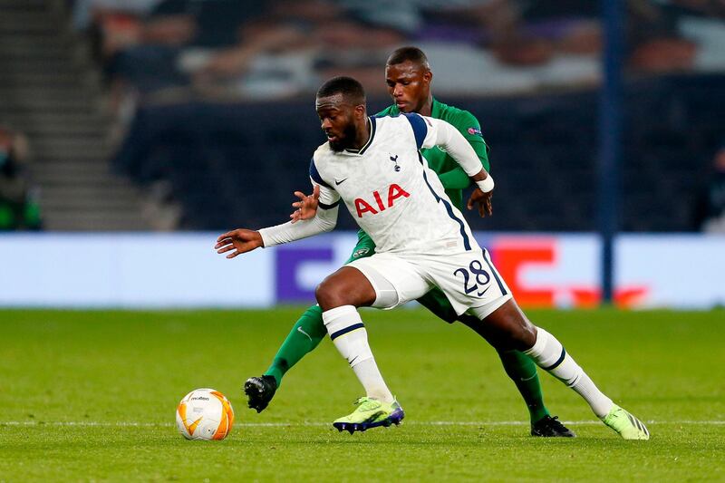 Tanguy Ndombele – 7. A game of two halves for Ndombele who was everywhere in the first half. Arguably Spurs’ best player before half-time, he was sloppy in the second, and substituted.  AFP