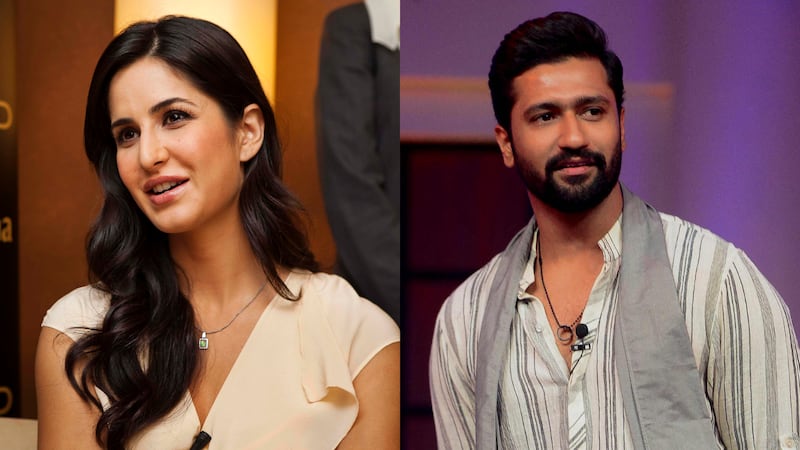 Bollywood stars Katrina Kaif and Vicky Kaushal tied the knot on December 9. AFP and Antonie Robertson / The National