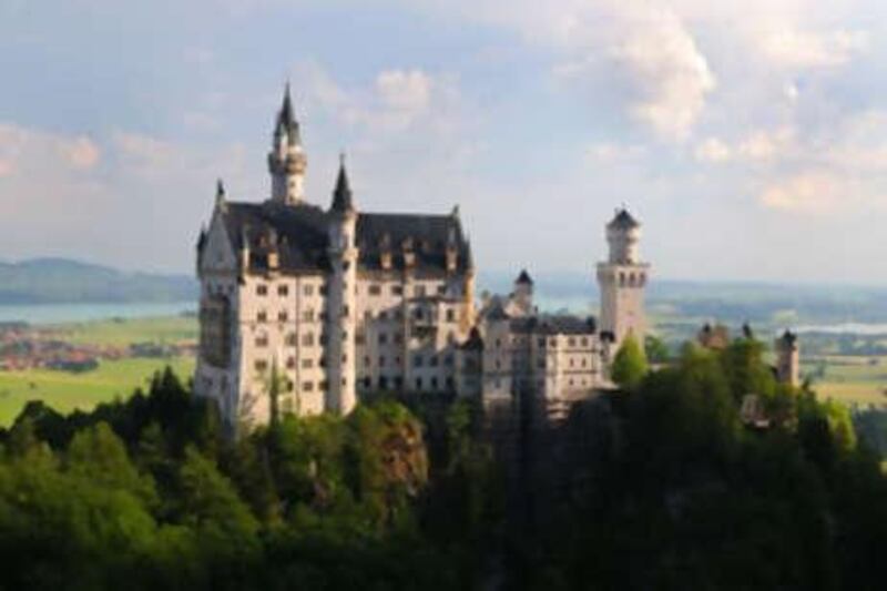 Neuschwanstein Castle, in Bavaria, is the most famous of three built by King Ludwig II.