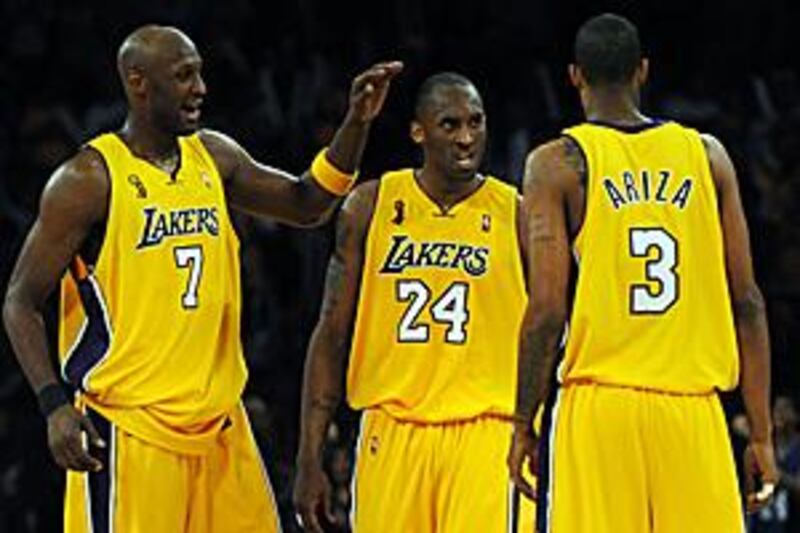 They have had their dry spells, but what makes the Lakers champions is their drive.