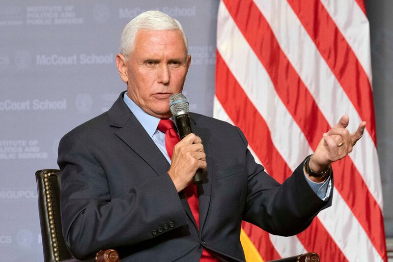 Former vice president Mike Pence said he is co-operating with federal authorities to find and return classified documents found at his home. AP