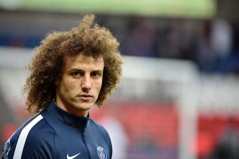 David Luiz made a surprise move back to Chelsea, the club he left two years ago to join Paris Saint-Germain, before the close of the 2016 summer transfer window. Martin Bureau / AFP