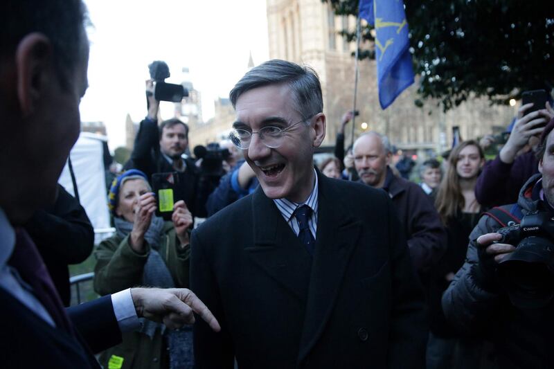Foe - Jacob Rees-Mogg, Conservative MP: "She is the one who has led the government to this defeat, she is the one who ought to take responsibility for it." AFP