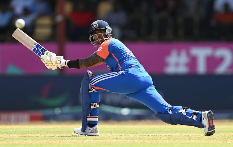 Suryakumar Yadav of India bats against England. Getty Images