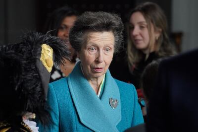 The Princess Royal at the Civic Centre in Southampton, Hampshire, attending a ceremony to present the Letters Patent conferring Lord Mayor status on Southampton on February 3, 2023. PA