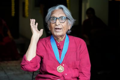 Indian architect Balkrishna Doshi is the only Indian to have been awarded the prestigious Royal Gold Medal and Pritzker Architecture Prize. AP Photo