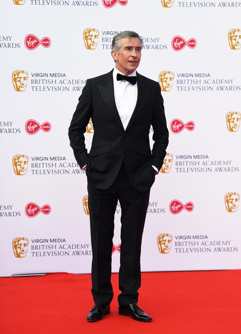 Steve Coogan attends the Virgin Media British Academy Television Awards at the Royal Festival Hall in London, Britain, 12 May 2019. EPA