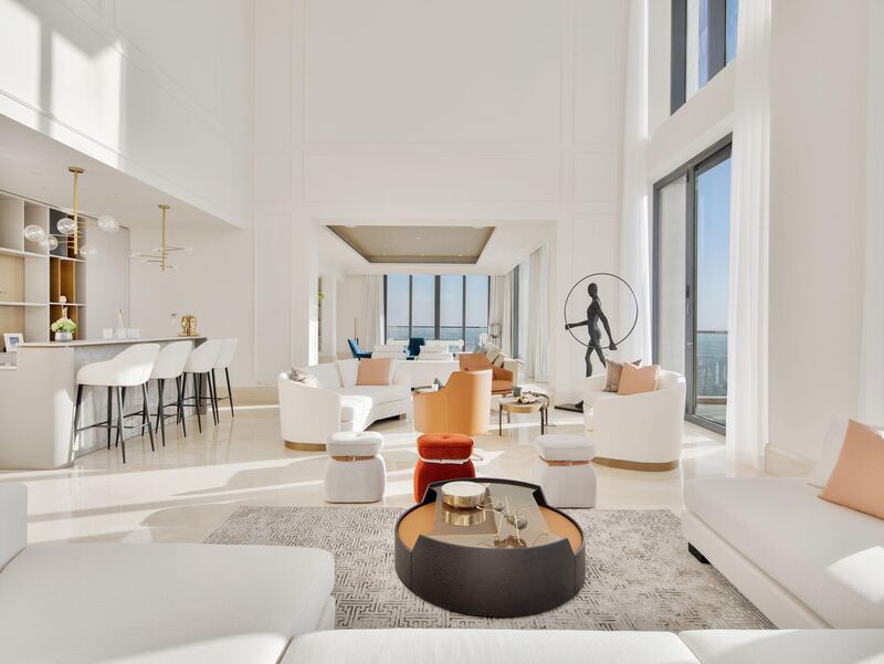 Penthouse, The 118, Downtown Dubai. Courtesy Luxhabitat Sotheby's International Realty