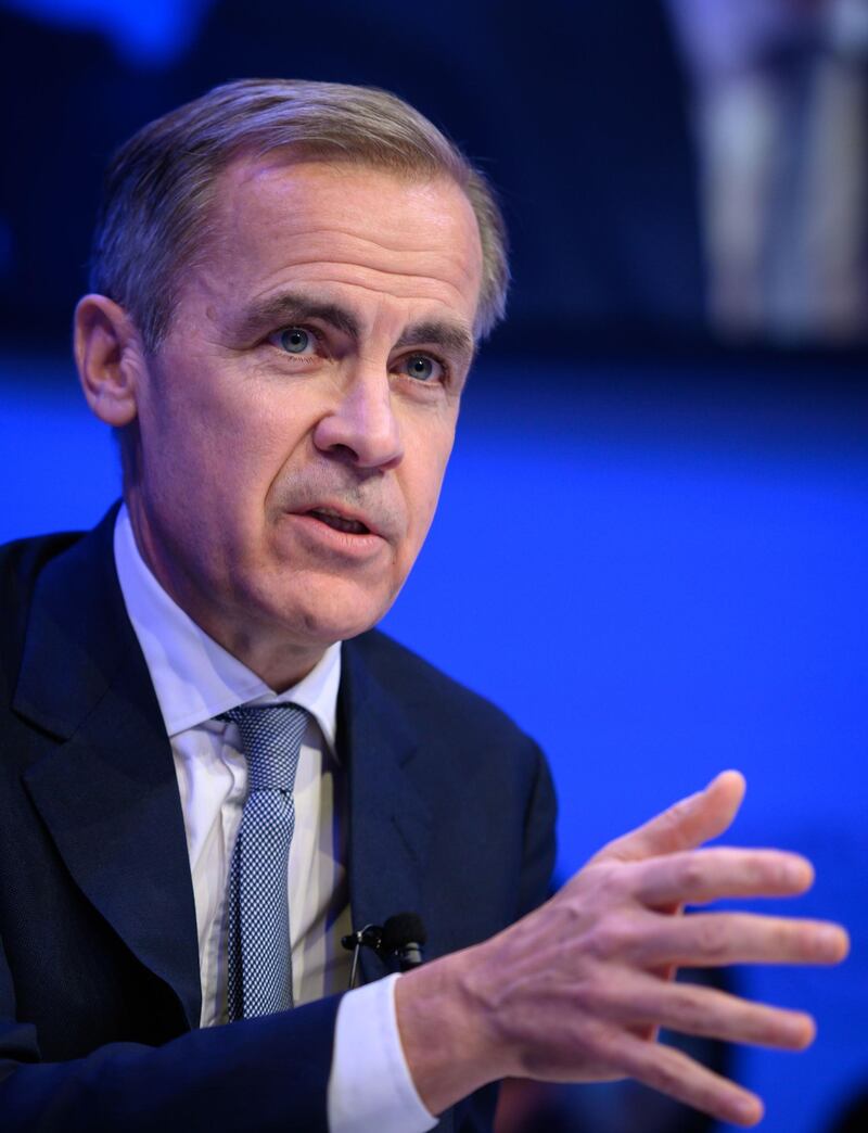 Bank of England head Mark Carney attends a session during the World Economic Forum (WEF) annual meeting in Davos, on January 21, 2020.


  / AFP / Fabrice COFFRINI
