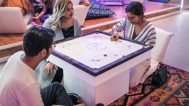 Gaming tournaments, including one for Carrom, will run at Ramadan Arcade. Photo: DCT – Abu Dhabi