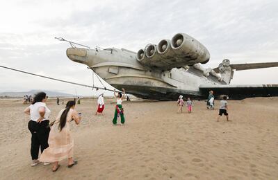 The ageing ekranoplan in Russia on July 19, 2022. Getty Images