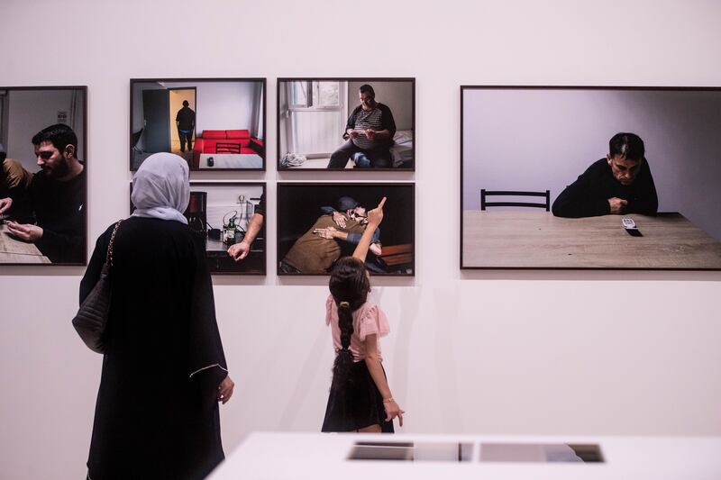 Vantage Point Sharjah is running until January 14 at the Old Al Diwan Al Amiri in Sharjah. Photo: Leslie Pableo for The National