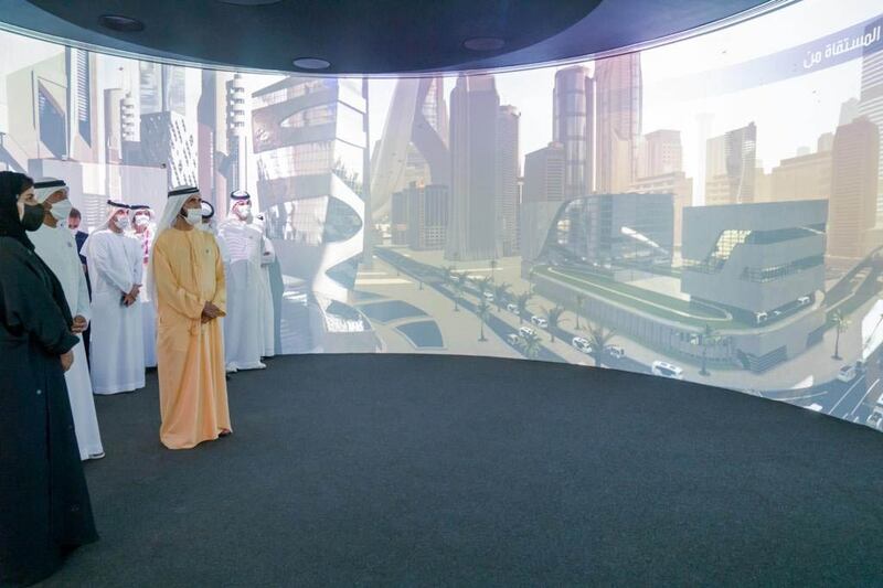 Sheikh Mohammed bin Rashid, Vice President and Ruler of Dubai, visits the UAE pavilion at 
Expo 2020 Dubai. All photos: Dubai Media Office