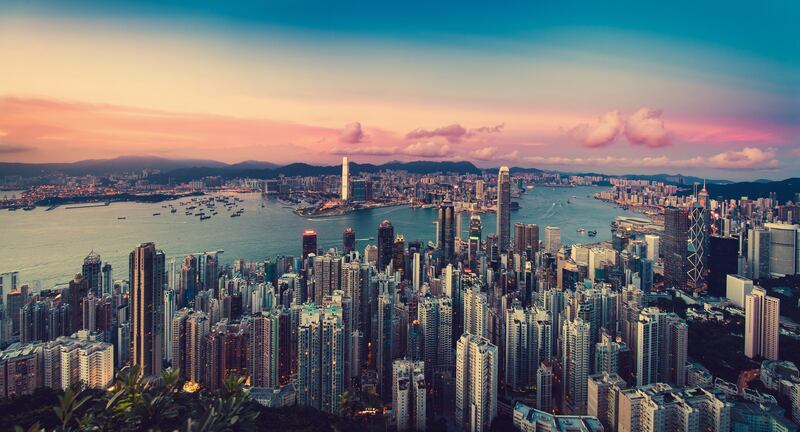 Hong Kong has a resident millionaire population of 143,400 and is ninth on the list. Getty Images