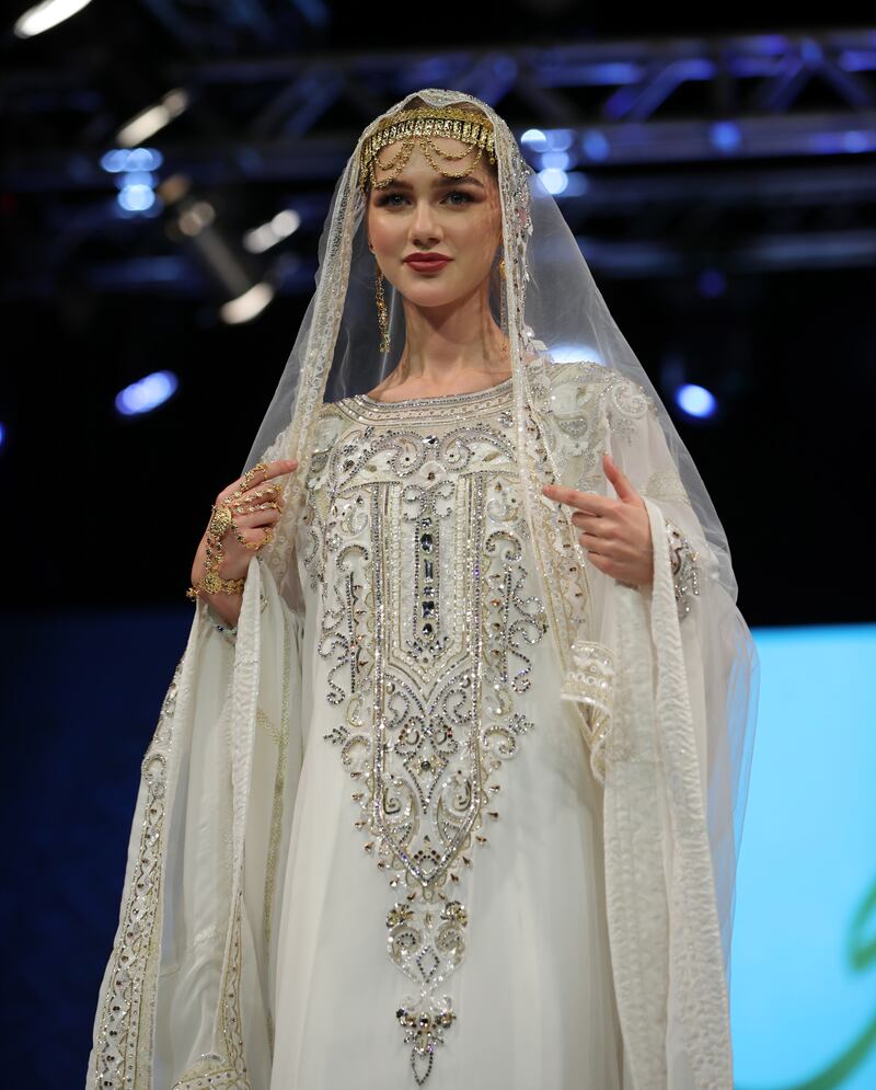 An outfit by Emirati designer Mona Al Mansouri.