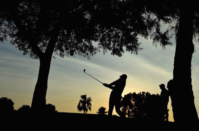 DUBAI, UNITED ARAB EMIRATES - FEBRUARY 03:  Rory McIlroy of Northern Ireland in action during the pro-am event prior to the Omega Dubai Desert Classic on the Majlis course at the Emirates Golf Club on February 3, 2016 in Dubai, United Arab Emirates.  (Photo by Ross Kinnaird/Getty Images)