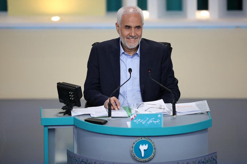 Mr Mehralizadeh is a former vice president. AFP