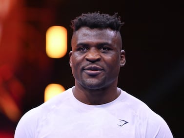 Francis Ngannou has fought twice in boxing since switching from MMA last year. Getty