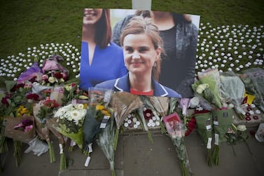 A right-wing extremist murdered the British MP Jo Cox in 2016. AP