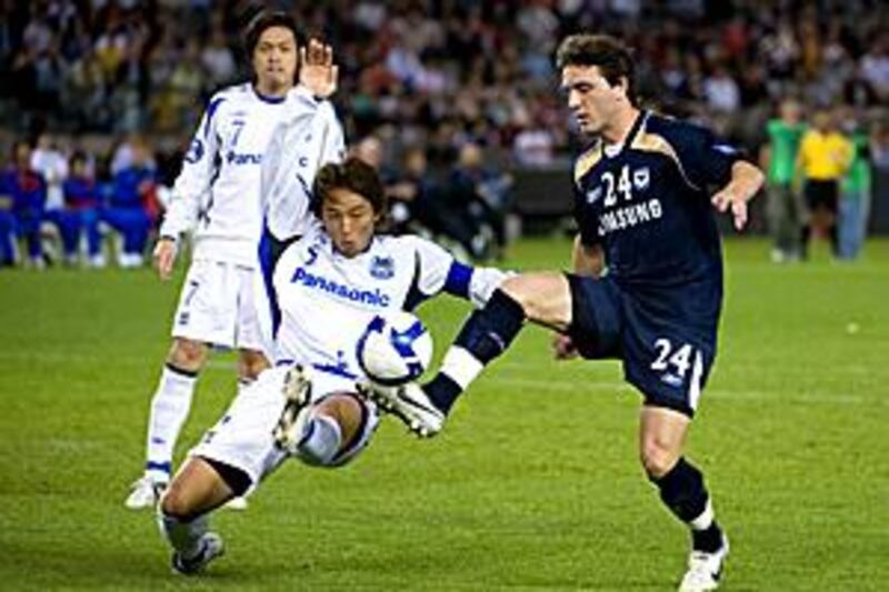 The Japanese club Gamba Osaka, in white, are the defending champions of the AFC Champions League.