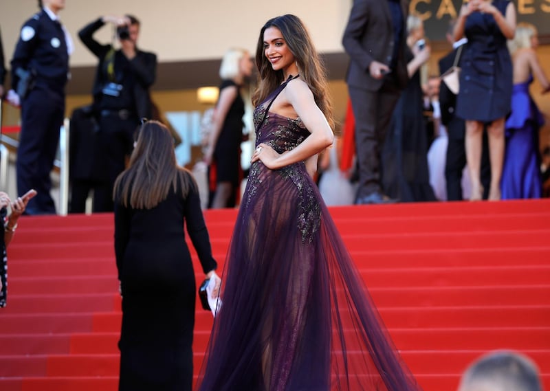 CANNES, FRANCE - MAY 17:  Actress Deepika Padukone attends the "Ismael's Ghosts (Les Fantomes d'Ismael)" screening and Opening Gala during the 70th annual Cannes Film Festival at Palais des Festivals on May 17, 2017 in Cannes, France.  (Photo by Andreas Rentz/Getty Images)
