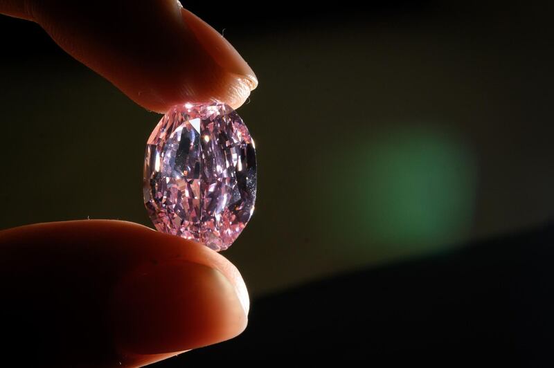 The Spirit of the Rose was faceted from a 27.85-carat stone found in 2017 by diamond mining firm Alrosa in Russia's Sakha republic in northeast Siberia. AFP