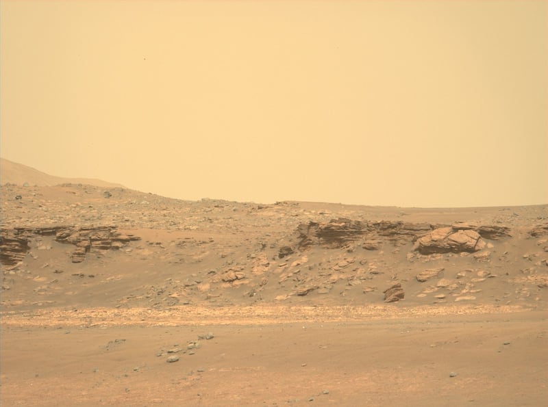 The rover has been collecting rock samples and sending high-resolution images back down to Earth.