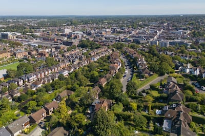 Guildford, UK. In many cases, rising interest rates have not yet been passed on to households. Bloomberg