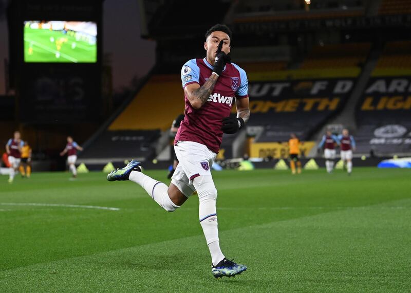 Centre forward: Jesse Lingard (West Ham) – The inspiration as West Ham returned to the top four. Scored a wonderful solo goal and got an assist in the 3-2 win at Wolves. Reuters