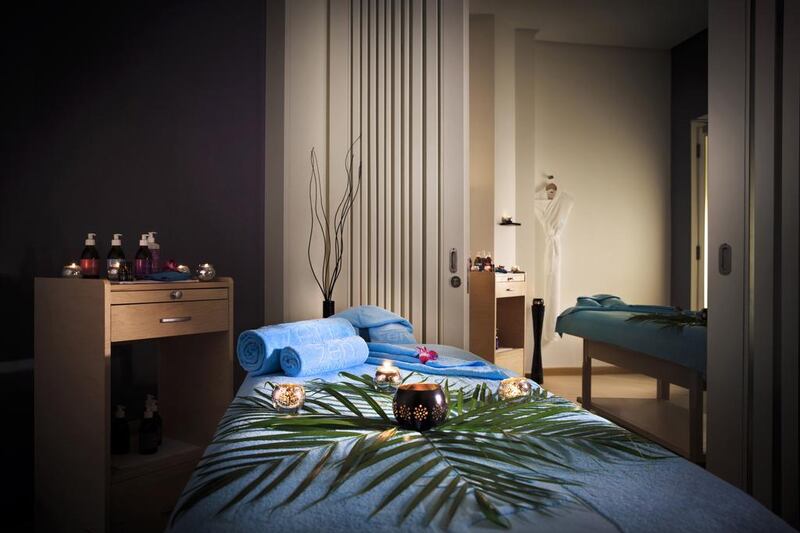 A spa treatment room at the Salalah Rotana. Courtesy Salalah Rotana Resort