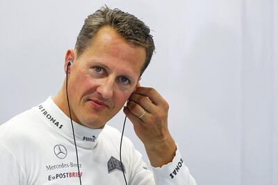 Michael Schumacher is the record holder for most number of Formula One world championships won. EPA