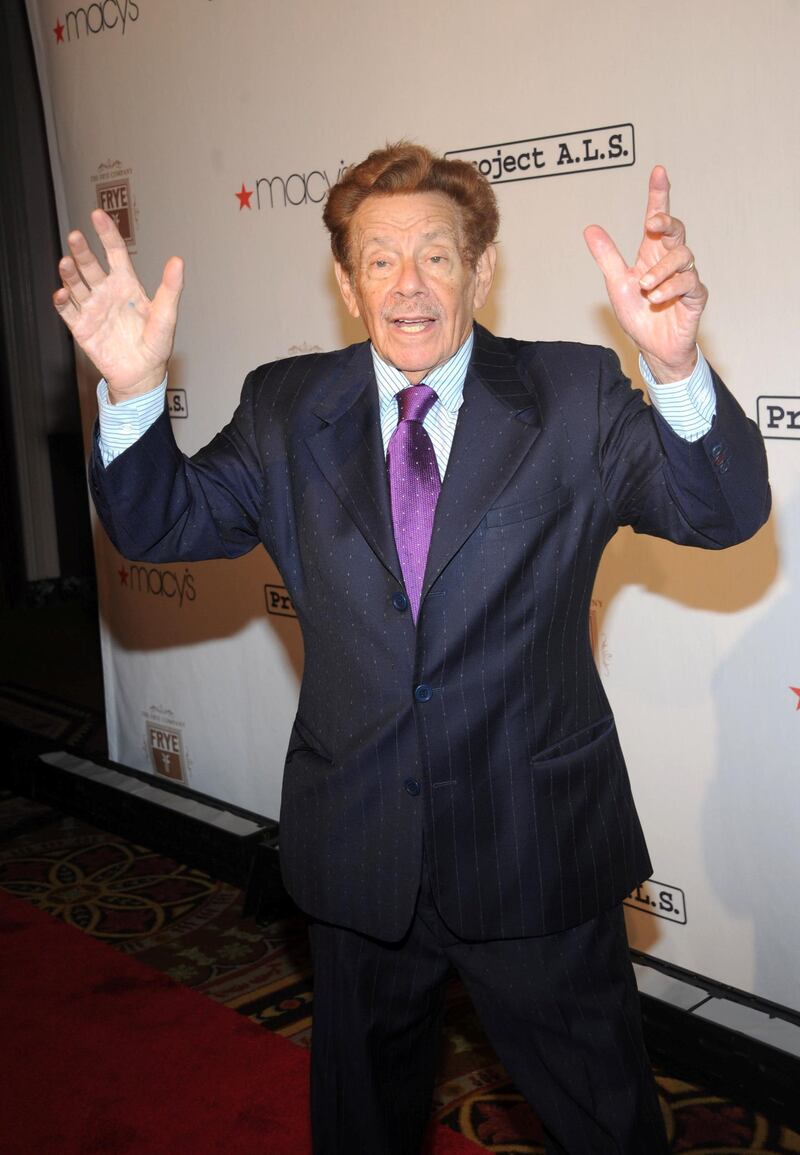 NEW YORK - OCTOBER 07: Jerry Stiller attends the Project A.L.S. benefit gala "Tomorrow is Tonight" at the Waldorf Astoria on October 7, 2008 in New York City.   Brad Barket/Getty Images/AFP