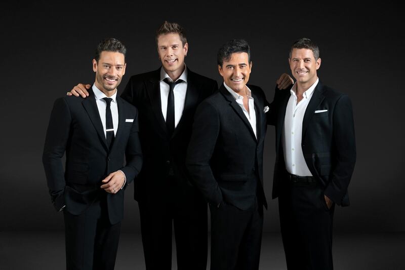 Classical crossover group Il Divo was supposed to perform in Dubai's Coca-Cola Arena on July 16. Courtesy Blu Blood
