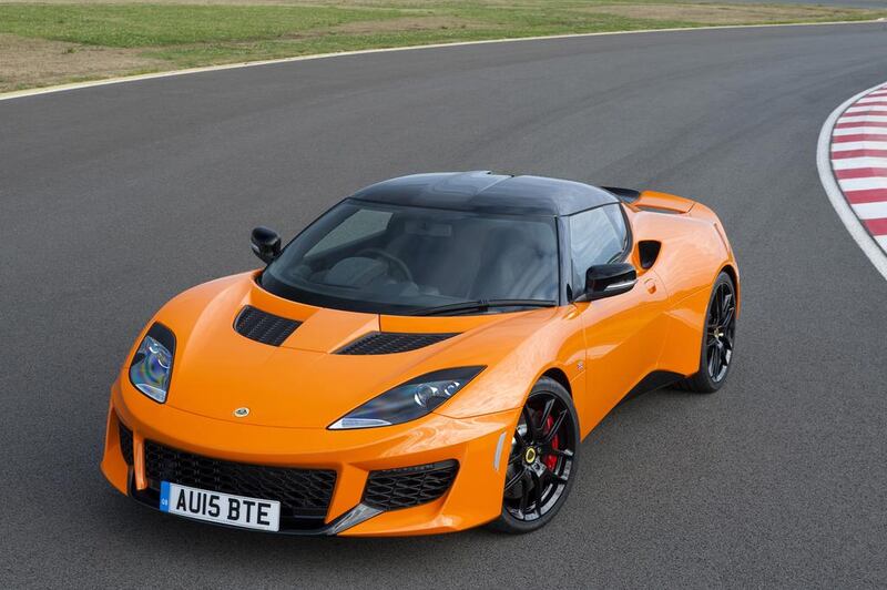 The Evora 400, which takes its suffix from the total horsepower it wields, races from 0 to 100kph in 4.2 seconds. Courtesy Lotus Cars