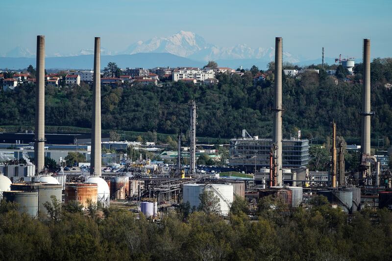 The Feyzin oil refinery near Lyon, France. A focus on energy security has led to new investment in oil and gas exploration around the world. AP