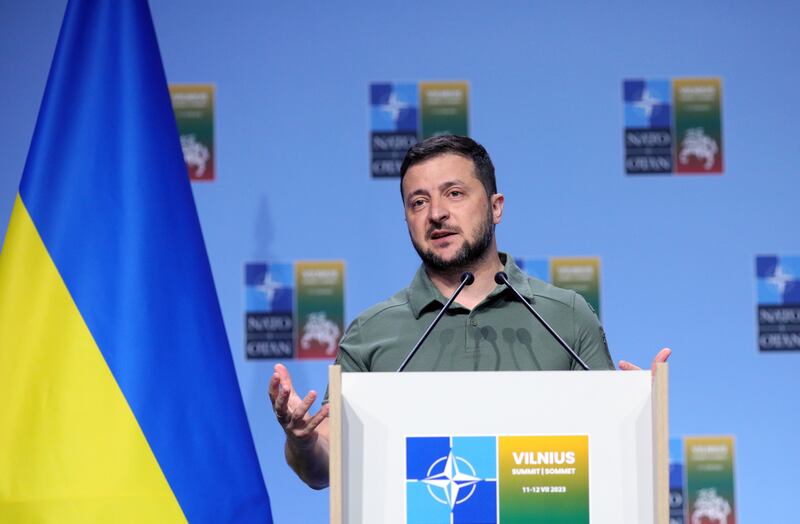The G7 has said it will support the defence industrial base of Ukraine, led by President Volodymyr Zelenskyy. EPA