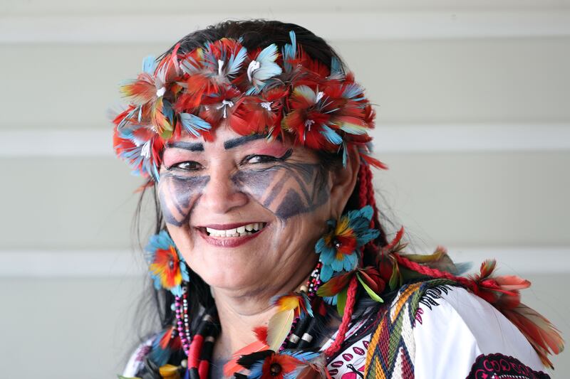 Knowledge is passed down through listening and watching elders gather medicine and food in the forest. Chris Whiteoak / The National