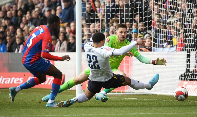 CRYSTAL PALACE RATINGS: Jack Butland – 7 Despite a lively start for Everton, had little to do thanks to his players and was equal to an improvised shot by Richarlison before half-time and everything that followed. 

Getty