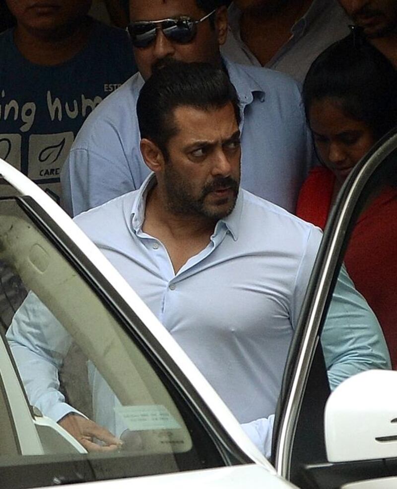 Bollywood actor Salman Khan. AFP