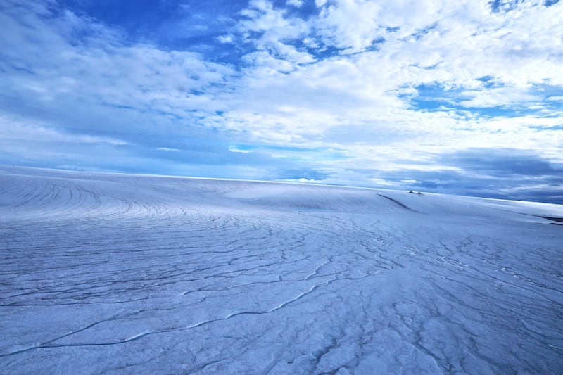 UBC researchers have concluded that the early Martian landscape probably looked similar to this image of the Devon ice cap in the Canadian Arctic. Courtesy Anna Grau Galofre