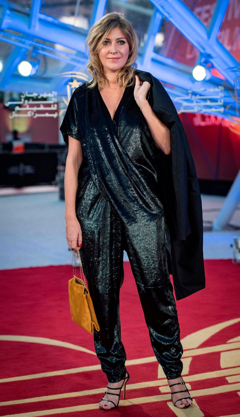 French director Amanda Sthers attends the opening ceremony of the 18th edition of the Marrakech International Film Festival on November 29, 2019. AFP